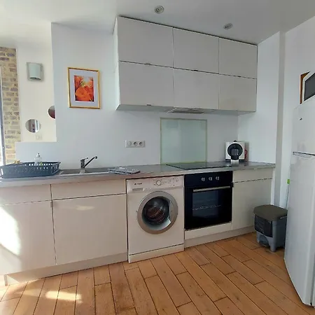 Les Belles Terrasses Dieppe: Tranquil Apartments with Green Avenue Views Exterior photo